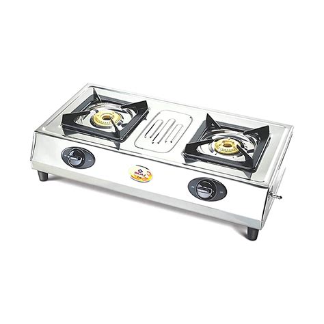 Bajaj CX 8 Stainless Steel 2 Burner Gas Stove – Durable & Efficient ...