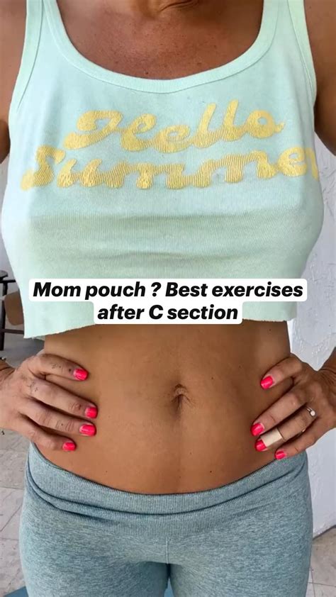 Mom pouch best exercises after c section – Artofit