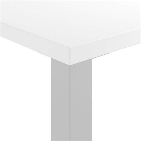 Mesa de escritorio en L Quadra con cajonera estructura aluminio | Ofiprix