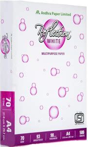 Flipkart.com | andhra paper A4 reflection white NA 30*21 70 gsm A4 ...