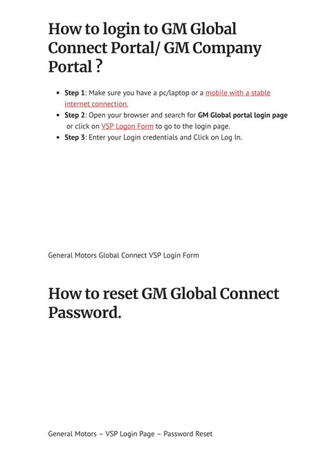PPT - gm global connect PowerPoint Presentation, free download - ID ...