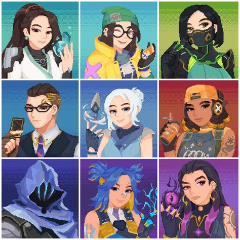 Valorant Pixel Art : r/VALORANT