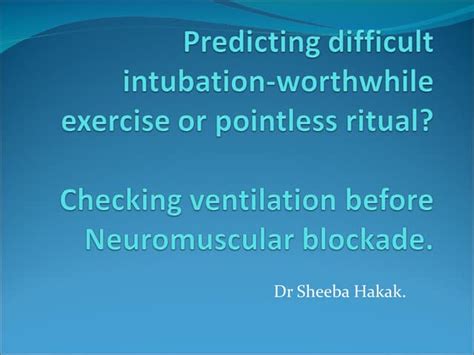 Image result for Study Report About Difficult Intubation