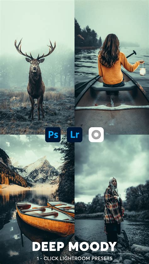 Deep Moody Presets Pack For Lightroom Mobile & Desktop | Moody color ...