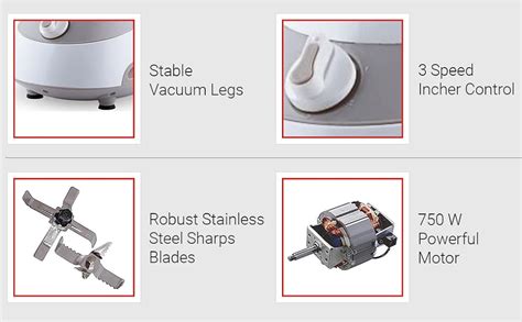 Buy Jaipan Master Chef 750 Watts Mixer Grinder | 3 Stainless Steel ...