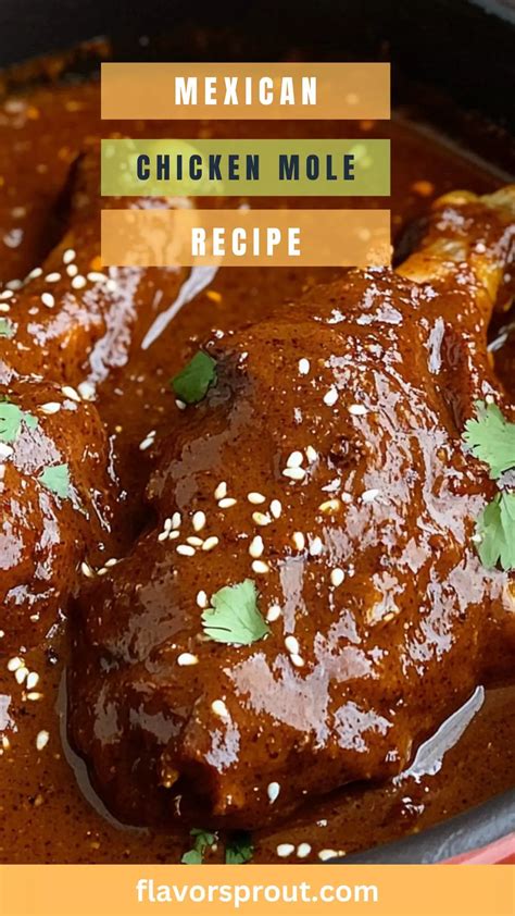 Mexican Chicken Mole Recipe – Flavor Sprout