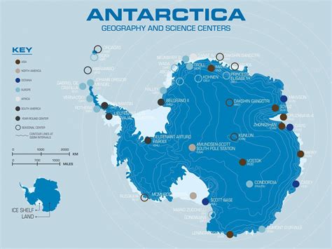 Printable Maps Of Antarctica