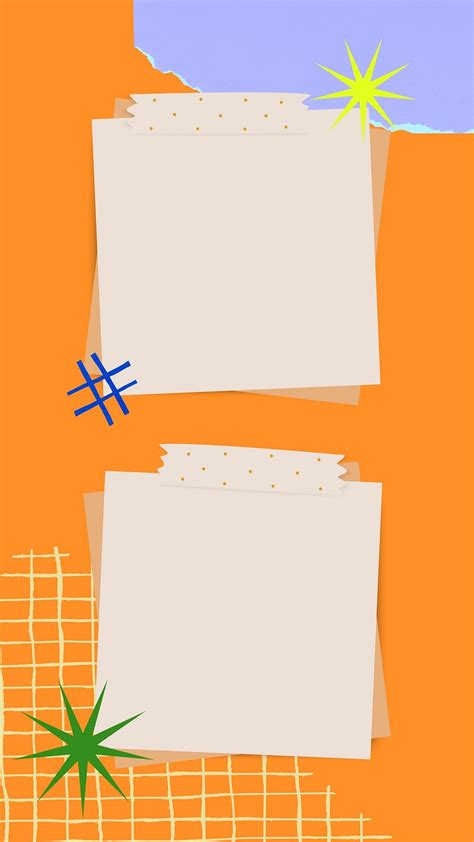 Aesthetic paper notes background wallpaper | Free Photo - rawpixel