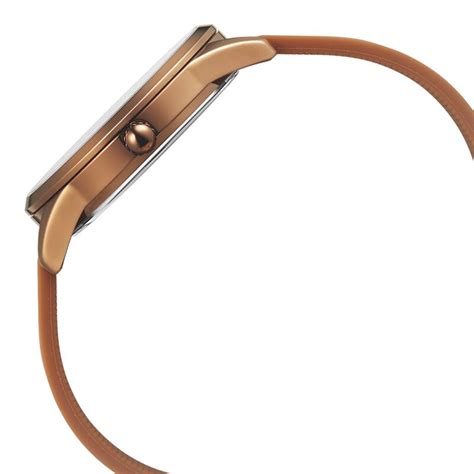 Poze by Sonata Quartz Analog Brown Dial Silicone Strap Watch for Men