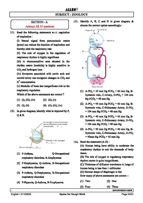 SC ML 6201CMD30334123029 Breathing Worksheet - Zoology - Studocu