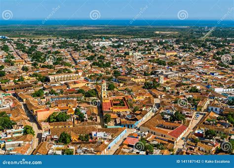 Aerial View of the City of Trinidad, Cuba Editorial Photography - Image ...