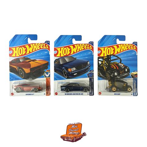 Hot Wheels Mainline (Set of 3) – Ravenger S/T / ’89 Mercedes-Benz 560 ...
