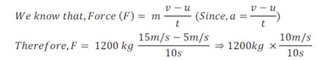 Numerical Problems Based on Newton's Second Law of Motion(2) - Force ...