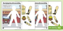 Fire Safety Cut and Paste Activity | PreK Resource | Twinkl