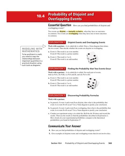 Image result for Probability Complement Disjoint Events