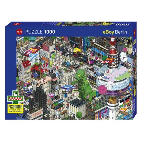 Acheter Puzzle Berlin Quest – 1000 Pièces - Jeux de société - Heye