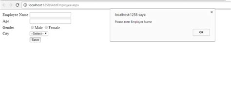 JQuery validation in Asp.net web application | Maria Academy