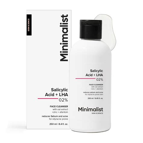 Minimalist Anti-Acne Salicylic Acid 2% Face Wash For Oily & Acne Prone ...