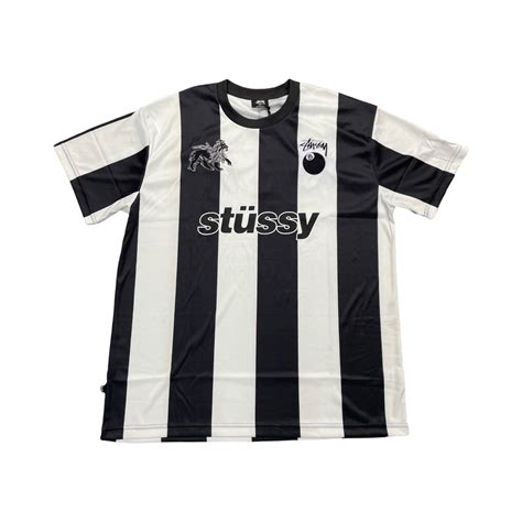 SLUM LTD | Stussy Football Jersey Black/White