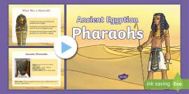 Ancient Egyptian Landmarks Information PowerPoint - Twinkl