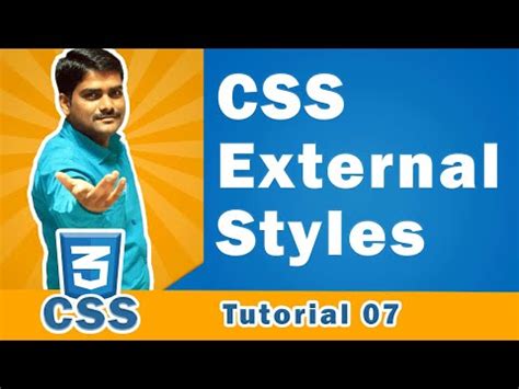 CSS External Styles Tutorial - HTML link Tag Tutorial - CSS Tutorial 07 ...