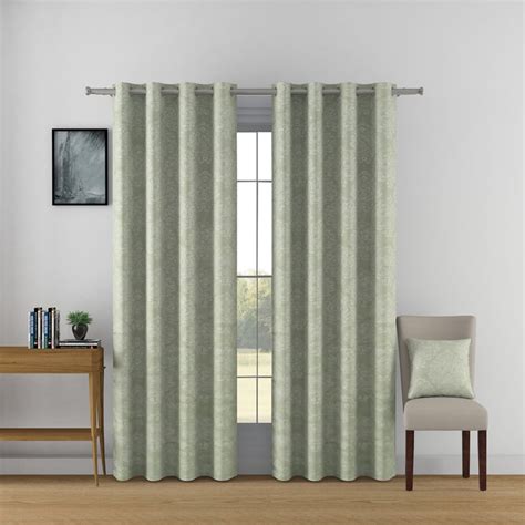 Buy SWAYAM Set of 2 Jacquard Blackout Door Curtains from Swayam at just ...
