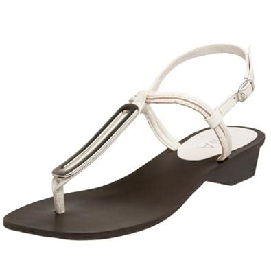 Buy MIA Women's Mystique T-Strap Thong Sandal,White,11 M US at Amazon.in