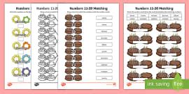 11 to 20 Spelling Worksheet | Trace and Write Activity