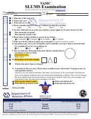 slums.pdf - Saint Louis University Mental Status SLUMS Examination Name ...