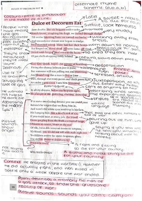 Simply explained: Easy Guide: Dulce et Decorum Est Poem Analysis and ...