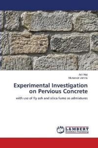 Experimental Investigation on Pervious Concrete: Buy Experimental ...