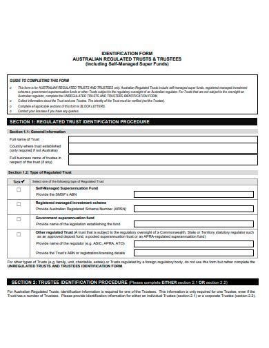 Image result for Identification Sample Test Format