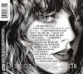 Discos Pop & Mas: Taylor Swift - reputation