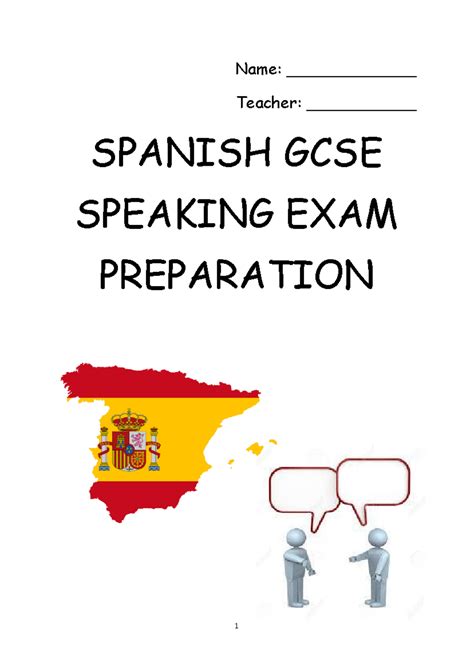 GCSE AQA Spanish Speaking Exam Prep Guide - Studocu