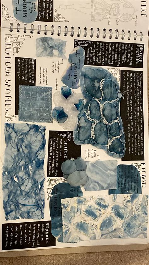 Textiles Sketchbook Examples 的图像结果