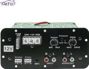 FABTEC Car Basstube Subwoofer Slayer ThumpMaster Pure Bass 120W (12V DC ...