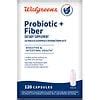 Walgreens Probiotic + Fiber Capsules | Walgreens