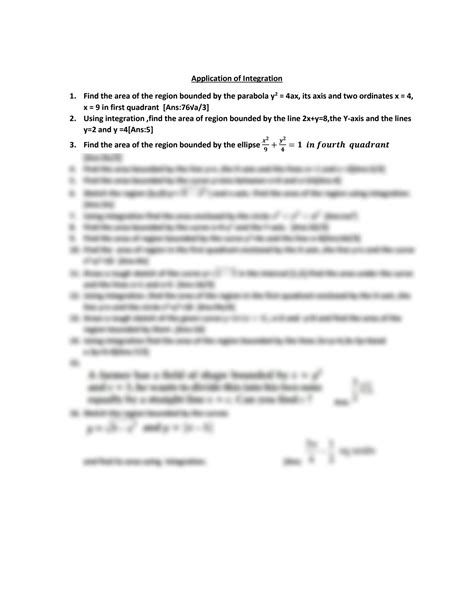 Image result for Applications of Integrals Class 12 Questions