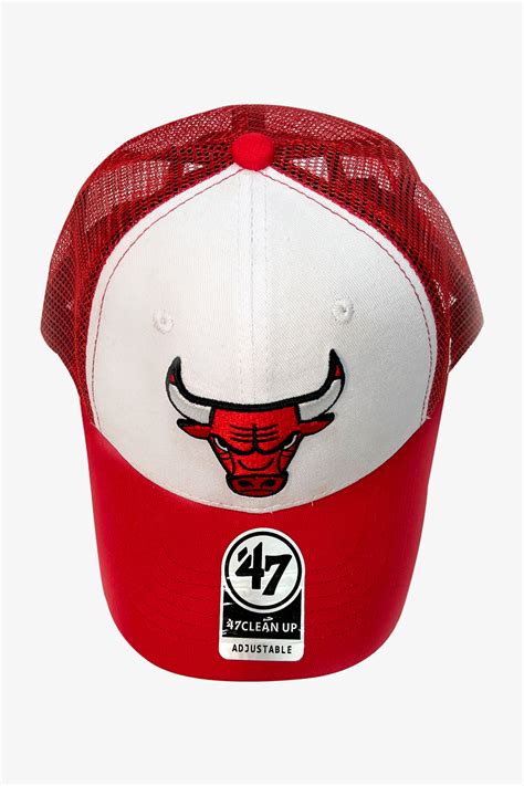Red & White Chicago Bulls Baseball Cap - S24 - MCP134R – Sclothers
