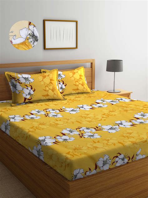 Super Soft Fitted Double Bedsheet King Size by ARRABI – ARRABI.IN