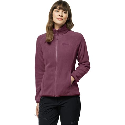 Jack Wolfskin Moonrise Fleecejas Dames - red ochre | BIKE24