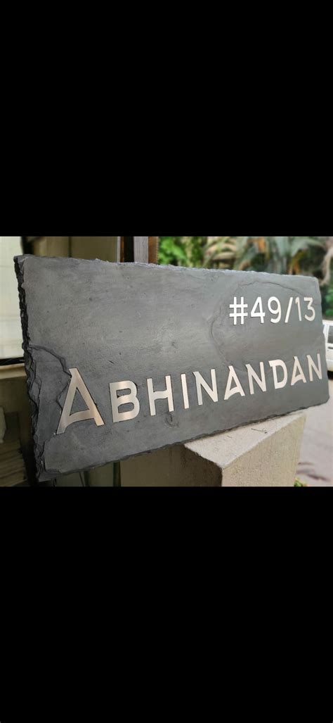 A Stainless Steel Nameplate – INDIAN AUTUMN