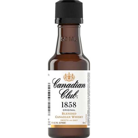 Canadian Club 1858 Original Blended Canadian Whisky (50 ml) Delivery or ...