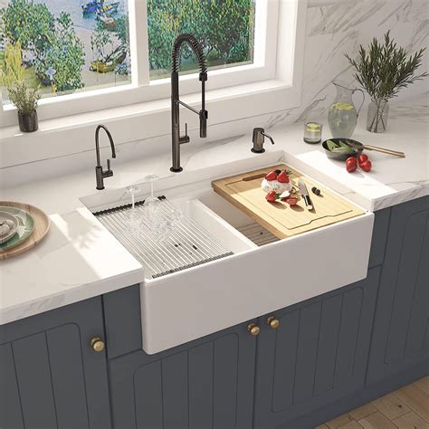 Best White Farmhouse Kitchen Sinks at Santos Long blog