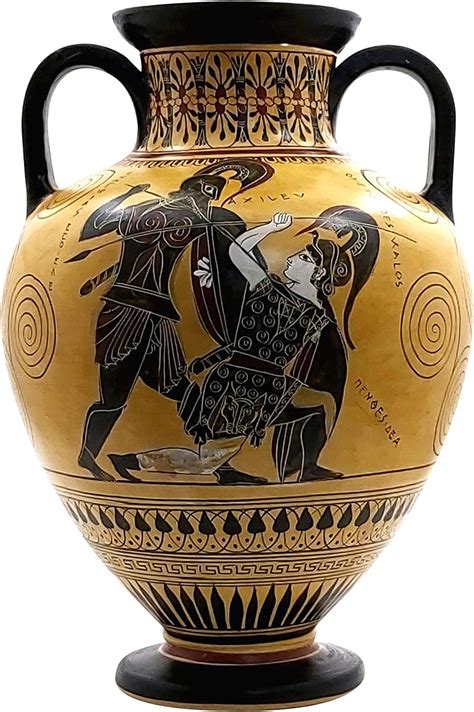 Buy greekartshop Generic Amphora Achilles Slaying Penthesilea Ancient ...