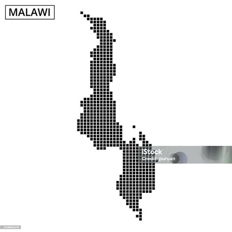 Ilustración de Detailed Map Of Malawi Highlighting Its Unique Geographic Features And Location ...