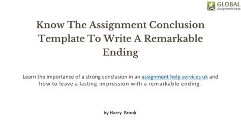 Image result for Assignment Conclusion Sample