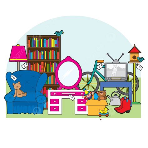 Yard Sale Items Clip Art Community Garage Sale With A Purpose: No