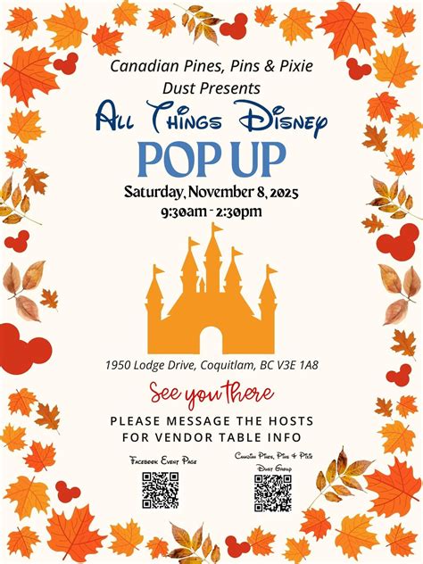 All Things Disney Pop Up by Canadian Pines, Pins & Pixie Dust, 1950 ...
