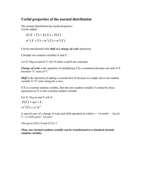 Image result for Properties of Normal Distribution